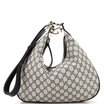 Gucci Attache Shoulder Bag GG Coated Canvas Medium