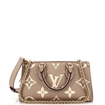 Louis Vuitton OnTheGo Tote Bicolor Monogram Empreinte Giant East West