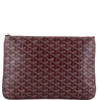 Goyard Senat Zip Pouch Coated Canvas MM