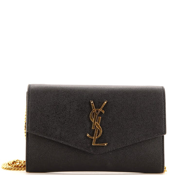 Saint Laurent Uptown Chain Wallet Leather