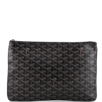 Goyard Senat Zip Pouch Coated Canvas MM