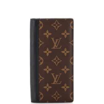 Louis Vuitton Brazza Wallet Macassar Monogram Canvas