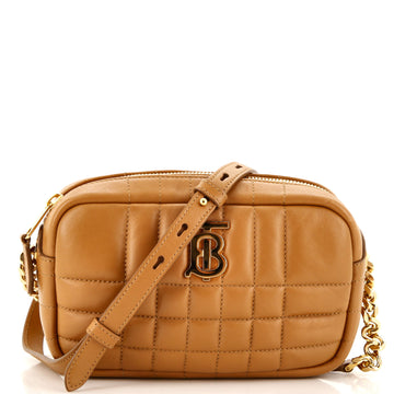 Burberry Lola Camera Bag Quilted Leather Mini
