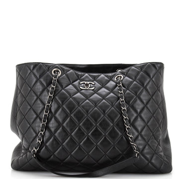 Chanel Classic CC Shopping Tote Quilted Calfskin Large