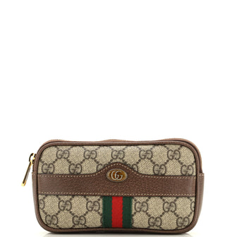 Gucci Ophidia Belt Bag GG Coated Canvas Mini