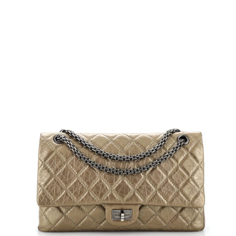 Chanel Reissue 2.55 Flap Bag Quilted Metallic Aged Calfskin 226