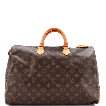 Louis Vuitton Speedy Handbag Monogram Canvas 40