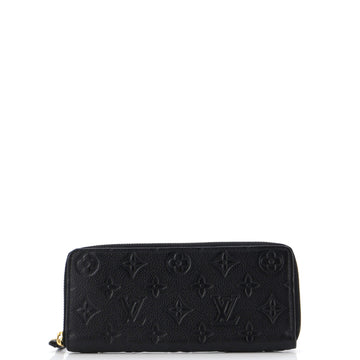 Louis Vuitton Clemence Wallet Monogram Empreinte Leather
