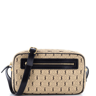Saint Laurent Camera Bag Monogram All Over Canvas Small