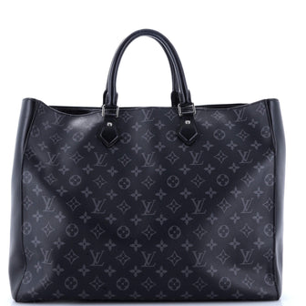 Louis Vuitton Grand Sac Bag Monogram Eclipse Canvas