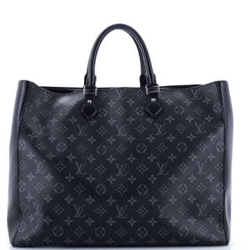 Louis Vuitton Grand Sac Bag Monogram Eclipse Canvas