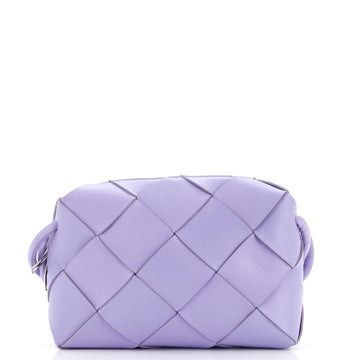 Bottega Veneta Cassette Camera Crossbody Bag Maxi Intrecciato Leather Small