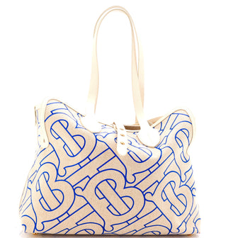 Burberry Soft Belt Bag XL TB Monogram Printed Canvas Medium