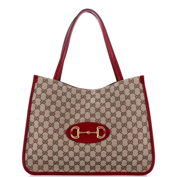 Gucci Horsebit 1955 Tote GG Canvas Medium