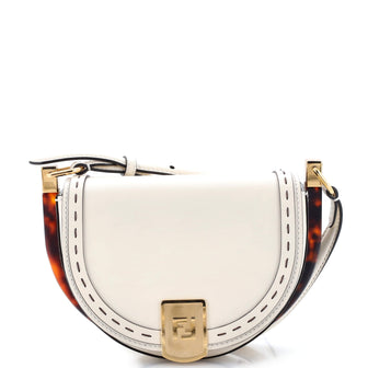 Fendi Moonlight Flap Bag Leather with Plexiglass Detail