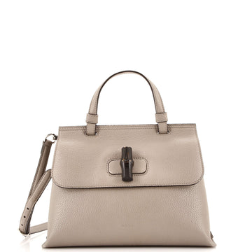 Gucci Bamboo Daily Top Handle Bag Leather Small
