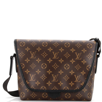 Louis Vuitton Magnetic Messenger Bag Macassar Monogram Canvas