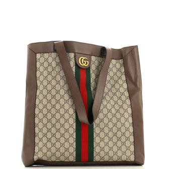 Gucci Ophidia Soft Open Tote GG Coated Canvas Large