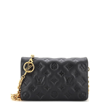 Louis Vuitton Coussin Pochette Monogram Embossed Lambskin