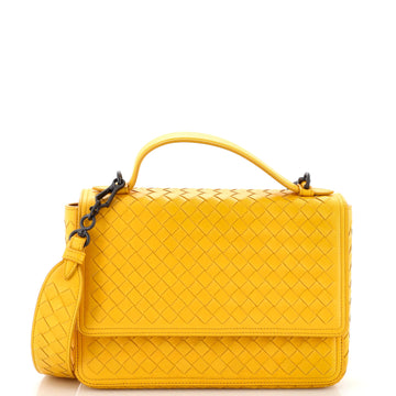 Bottega Veneta Alumna Top Handle Bag Intrecciato Nappa Small