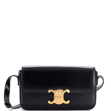 Celine Triomphe East-West Shoulder Bag Smooth Calfskin