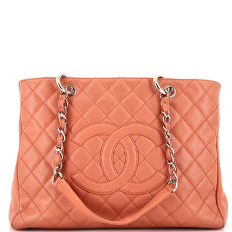 Chanel Grand Shopping Tote Quilted Caviar