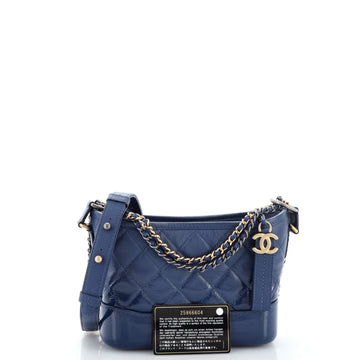Chanel Gabrielle Hobo Quilted Goatskin and Patent Small