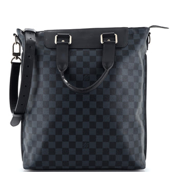 Louis Vuitton Cabas Sac Jour Satchel Damier Cobalt