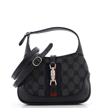 Balenciaga x Gucci The Hacker Project Jackie 1961 Hobo BB Canvas Mini