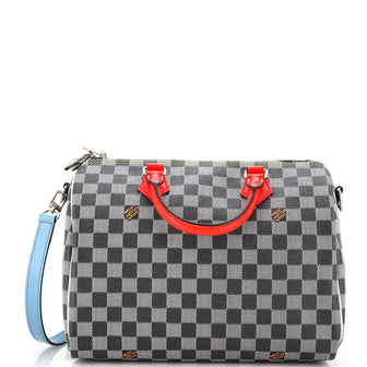 Louis Vuitton Speedy Bandouliere Bag Limited Edition Colored Damier 30
