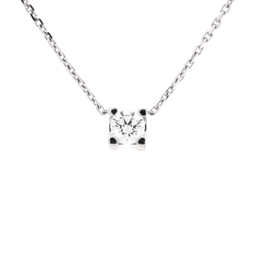 Cartier C de Cartier Necklace 18K White Gold and Diamond 0.23CT
