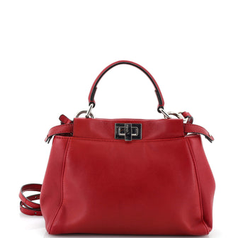 Fendi Peekaboo Bag Leather Mini