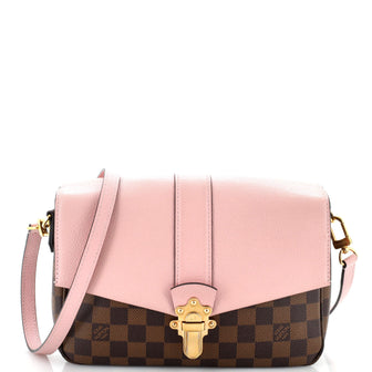 Louis Vuitton Clapton Handbag Damier and Leather PM