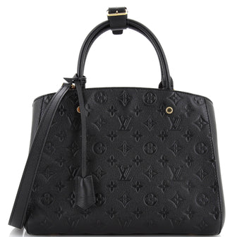 Louis Vuitton Montaigne Handbag Monogram Empreinte Leather MM