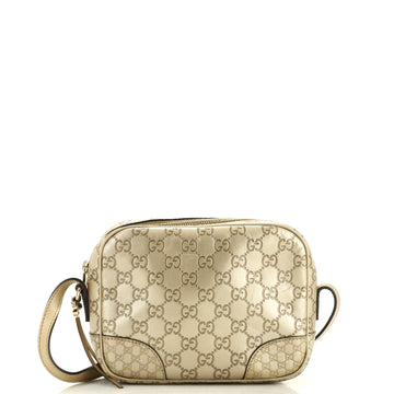 Gucci Bree Disco Crossbody Bag Guccissima Leather Mini