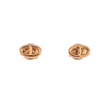 Hermes Farandole Stud Earrings 18K Rose Gold Very Small