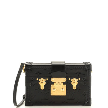 Louis Vuitton Petite Malle Handbag Monogram Vernis