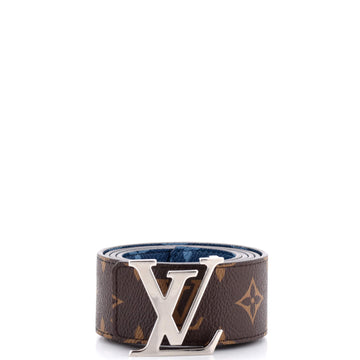 Louis Vuitton LV Initiales Reversible Belt Monogram Canvas and Leather Wide