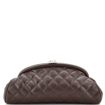 Chanel Timeless Clutch Quilted Caviar