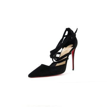 Christian Louboutin Women's Victorilla Pumps Perforated Suede 100