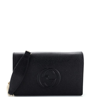 Gucci Soho Wallet on Chain (Outlet) Leather