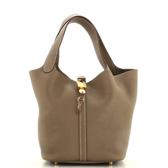 Hermes Picotin Lock Bag Clemence MM