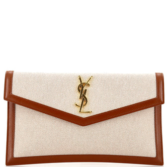 Saint Laurent Uptown Pouch Canvas