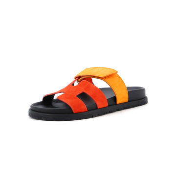 Hermes Women's Chypre Sandals Suede