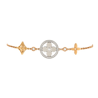 Louis Vuitton Idylle Blossom Station Bracelet 18K Tricolor Gold and Diamonds