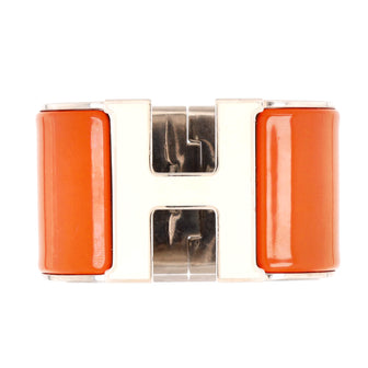 Hermes Clic H Bracelet Enamel Extra Wide