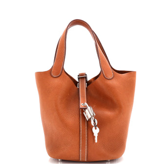 Hermes Picotin Lock Bag Barenia Faubourg PM