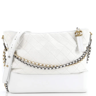 Chanel Gabrielle Hobo Quilted Aged Calfskin Large