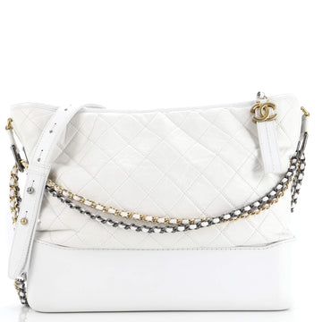 Chanel Gabrielle Hobo Quilted Aged Calfskin Large