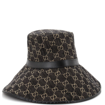 Gucci Wide Brim Hat GG Denim
